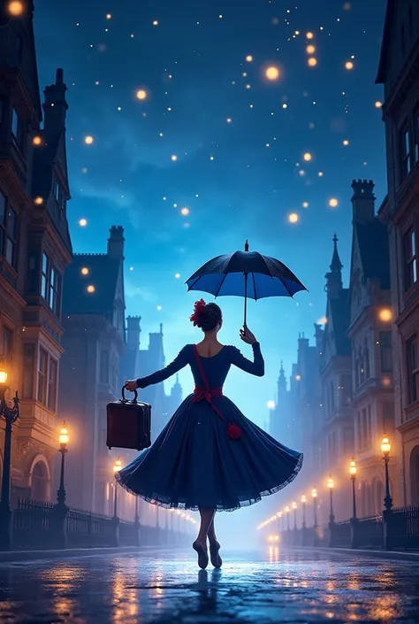 Make an invitation to a Mary Poppins themed ballet performance