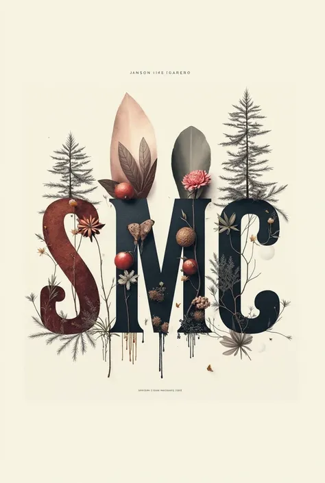 A text that says SMMC with different types of writing 