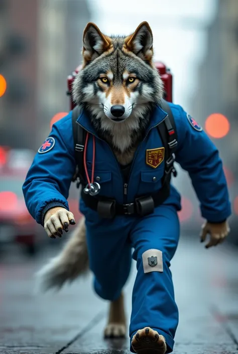 Wolf paramedic blue