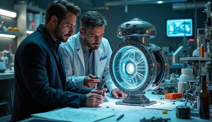 Scene 31: Time Travel Preparations
Tony Stark and Bruce Banner develop the technology necessary for time travel, preparing the team for the mission.