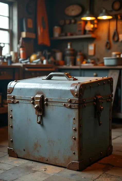 metal workshop storage box