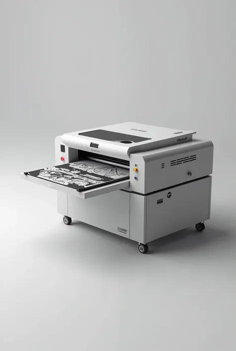 Make me a sublimation machine for a logo that is not so big, without the background just the machine

