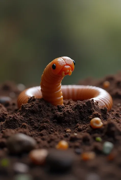 Earthworm、shit