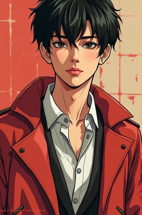 ((best quality)), ((masterpiece)), (detailed), perfect  jung gun, lookism, fight