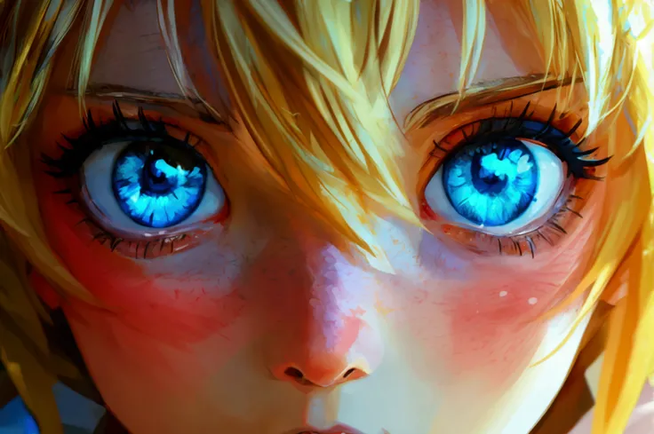 2eyes,blue eyes,eyes closeup,detailed eyes,blonde bangs,borutos eyes closeup,very close