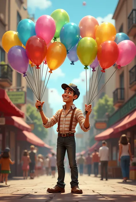 A baloon man