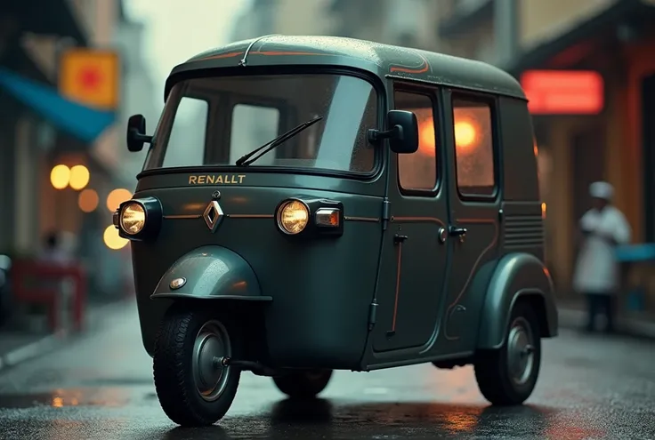 Renault&#39;s new tuk-tuk、Shallow depth of field、(masterpiece:1.3) (最high quality:1.2) (high quality:1.1)、Cinematic Light, ((Cinema Lighting),(Natural light),(High level of artistry),(artistic),(Indistinguishable quality from the real thing),RAW Photos,Gen...