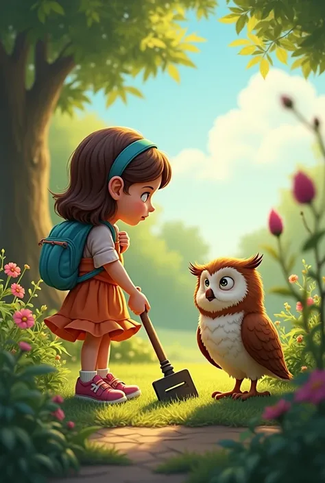 A valuable lesson is learned...*

As Rosie worked, the owl taught her about the importance of hard work and respect for others property. Rosie learned that taking care of a garden was not easy and that everyone deserves respect for their efforts. She reali...