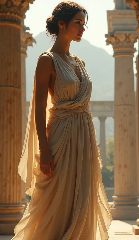 Very beautiful ancient Greek women, One person, whole body