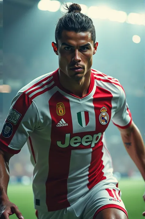 Create Ronaldo picture 1024x576 Px for YouTube banner 