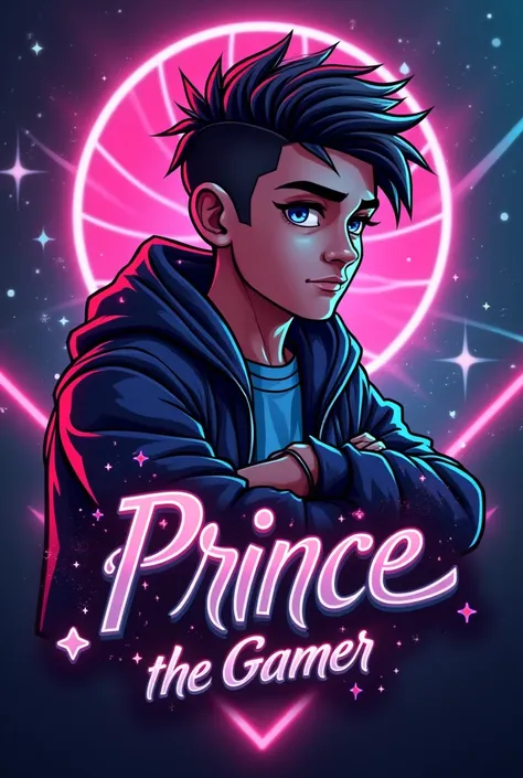 Create a youtube logo named Prince The Gamer