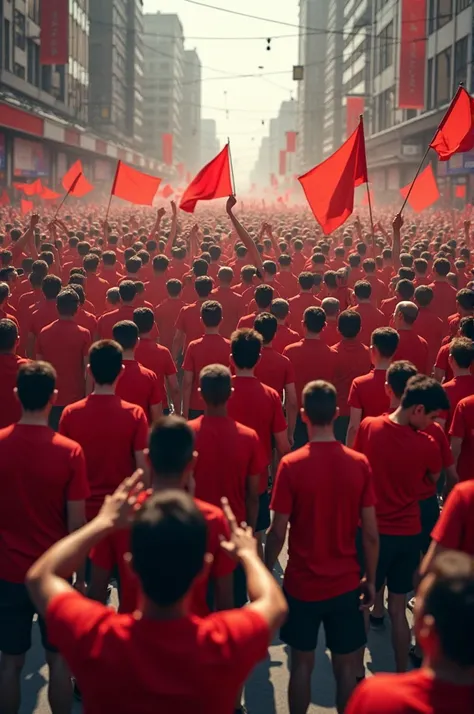 Red Shirts mob.