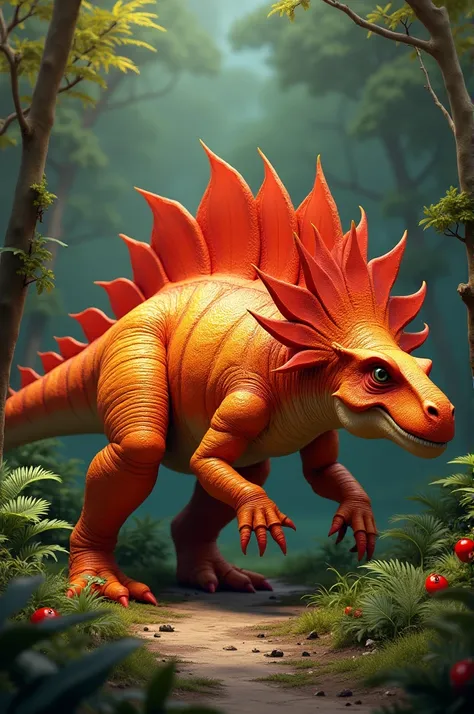 A Paprika Stegosaurus