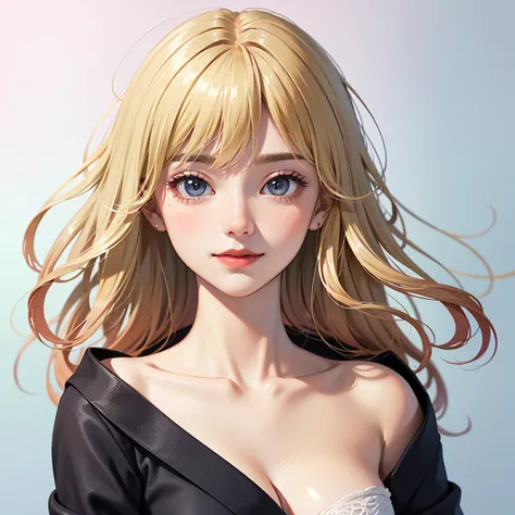 blush a little and smile, (Highest qualityのmasterpiece:1.2) Delicate illustrations, Very detailed, /Beautiful Japanese Women、1 person,Very cute and slim、Great style 、((8k images、super high quality))、Very delicate face, Skin and Hair、Red lipstick、Long Hair、...