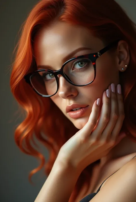 Very pretty white mature look at porn star gianna michaels redhair from Prague with sexy glasses