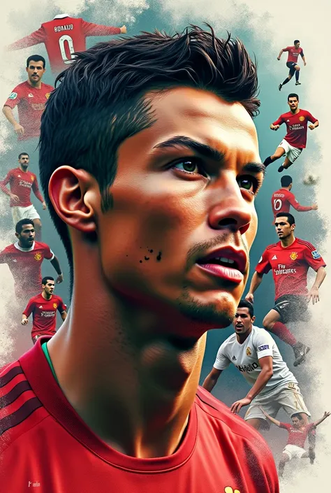 Great image about  history of Cristiano Ronaldo 
And any team hi play