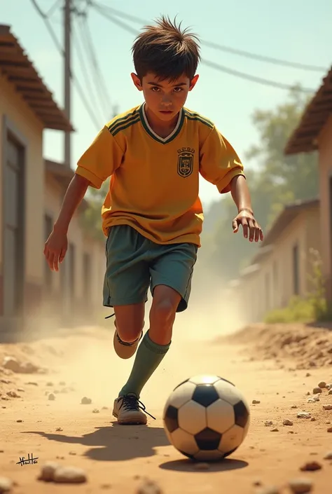 ronaldo play football in childhood more pic