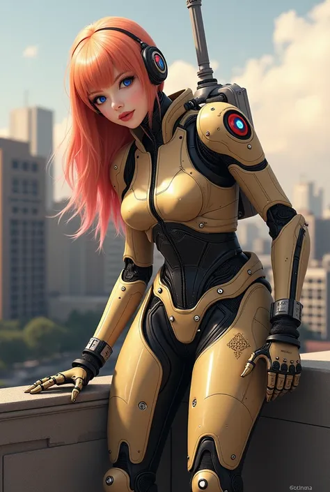 there is a woman in a robot suit posing for a picture, cyberpunk art inspired by Marek Okon, cgsociety contest winner, neo-dada, cute cyborg girl, beutiful white girl cyborg, perfect android girl, beutiful girl cyborg, perfect anime cyborg woman, cyborg gi...