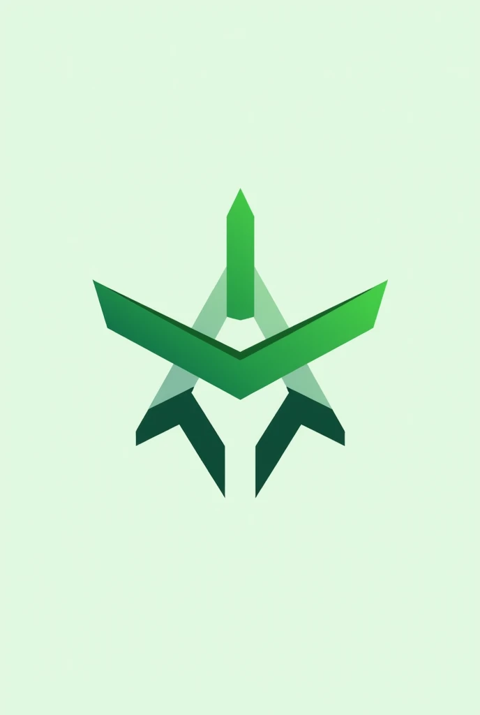 Green plane logo Professional 