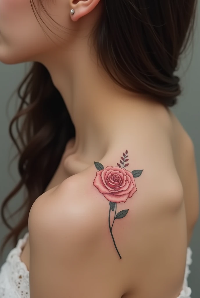 Cute Tattoo means  rose forever, intelligent,consistently don’t have any word, on the hand for girl 
