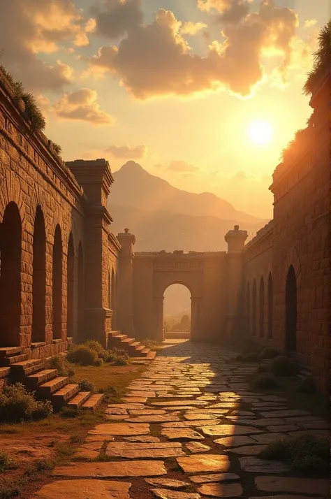 Opening Scene: A sweeping shot of ancient Troy, its grand walls gleaming in the sun.]