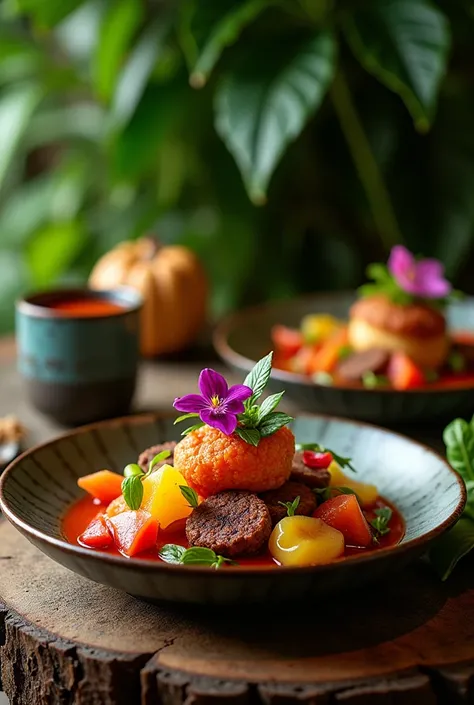 gourmet food inspired by pre-columbian cuisine in colombia