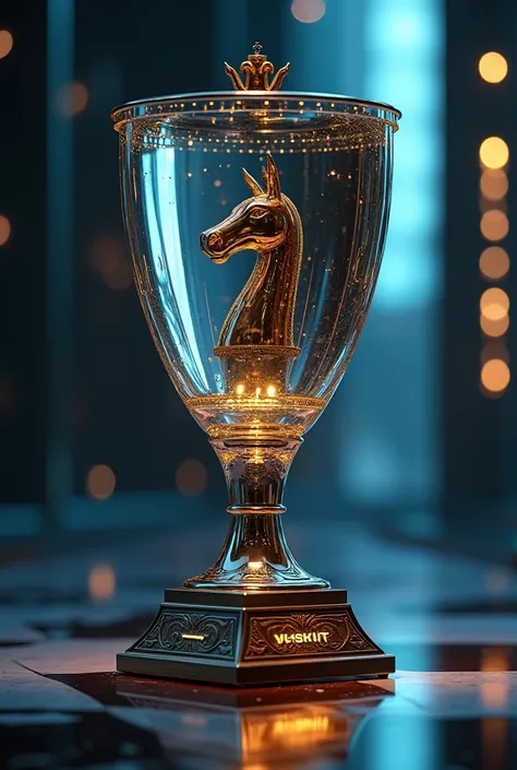 A trophy from a chess championship called king futer