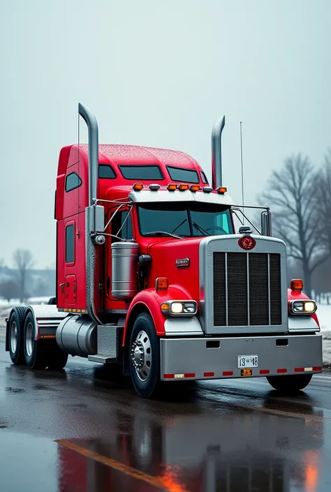 canada truck red colour