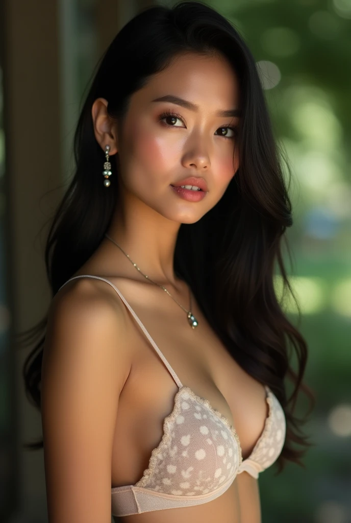 (Original photo ) a beautiful Indonesian woman. Memiliki tubuh sexy 