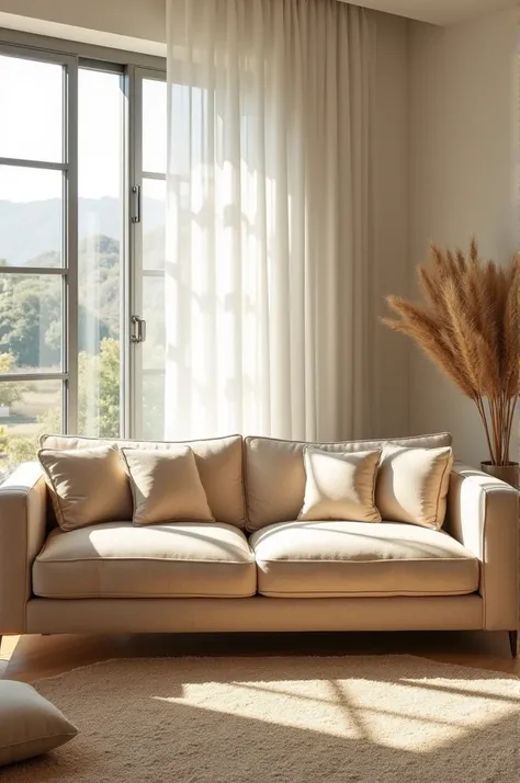 Create a flax colored couch 
