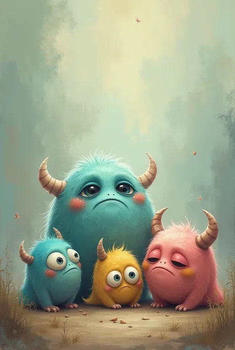 Cute monsters are sad