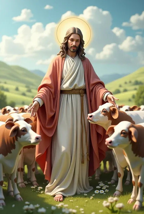 In 3d,  a saint also used to protect the cows