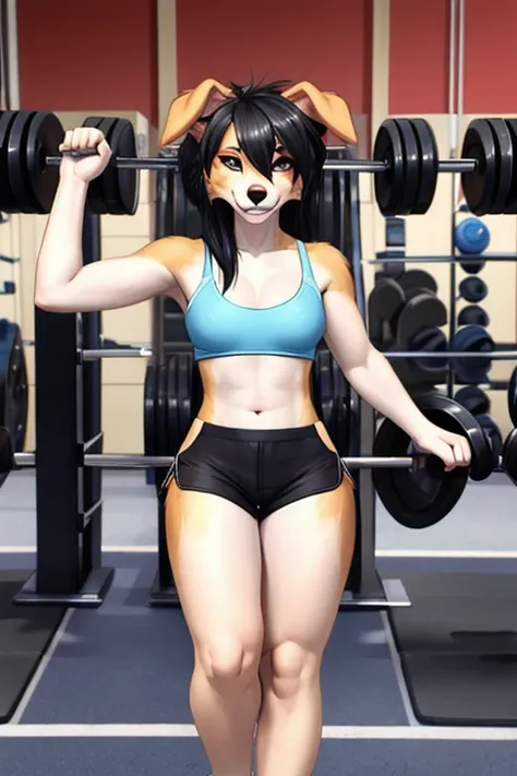 Collie short shorts gym 