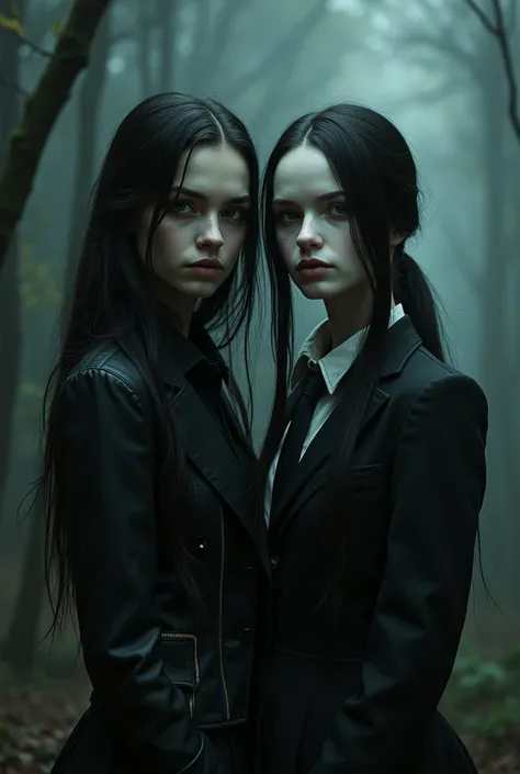 Effy stonem and Wednesday Addams in a picture together