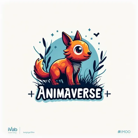 A YouTube channel logo which name is AnimalVerse  more attractive and unique more This is good but mention channel name on it 