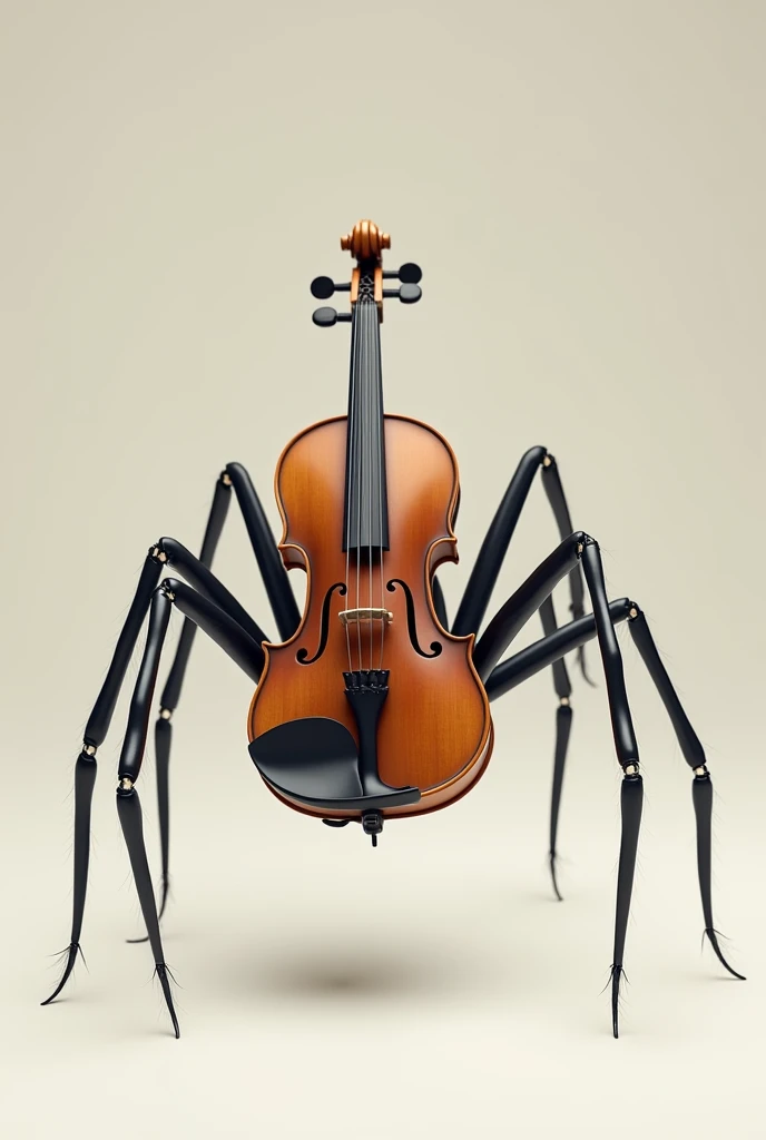 Araignée basique avec un violon 