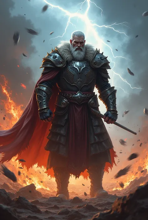 Jarl, “and his fury unleashed an epic battle. But make it less old and stronger 