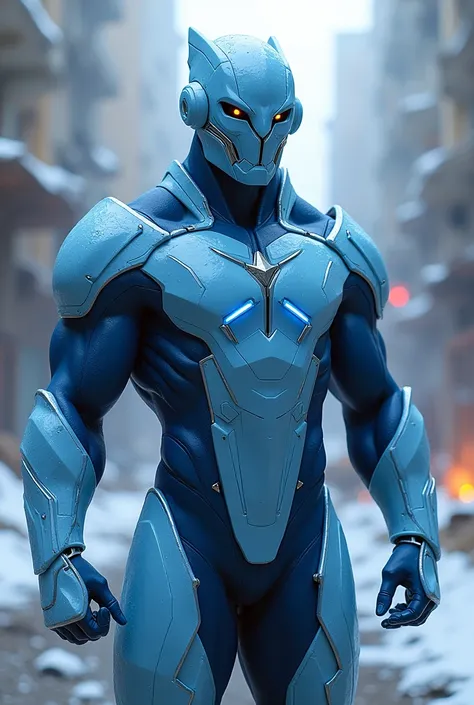 Frozone with war helmet