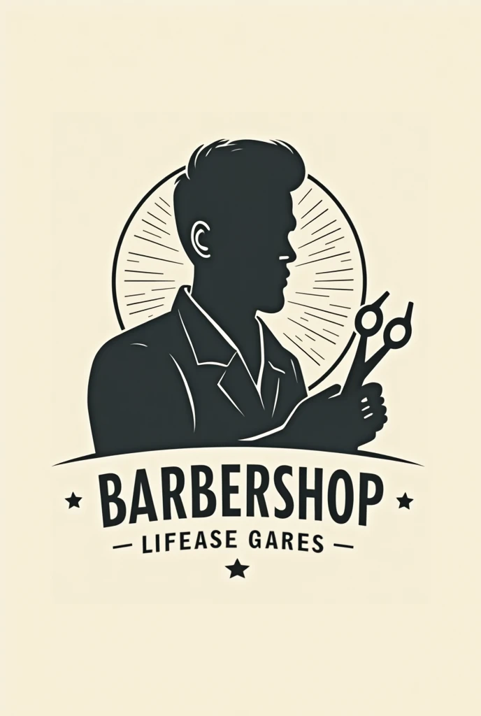 Logo of a barbershop