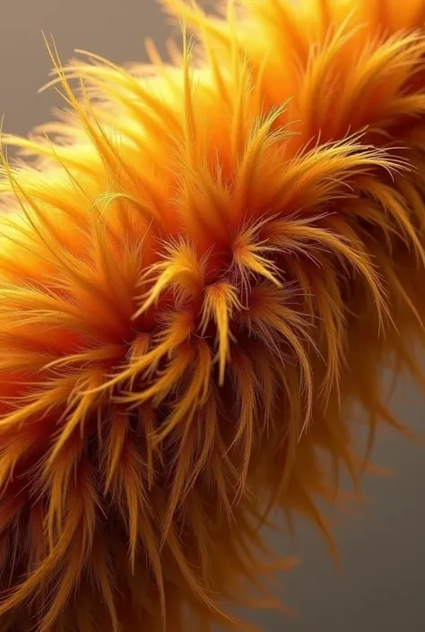 8k photorealistic fur of adult golden lion tamarin