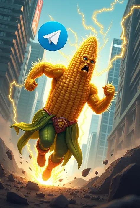 🌽 with superpowers saving Telegram 