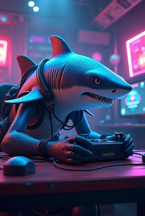 A gamer shark