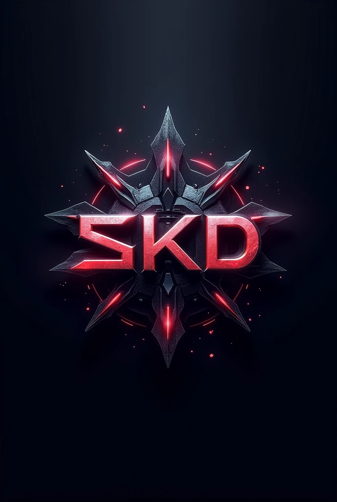 Gaming logo with the letters (s.k.D) that looks extraordinary