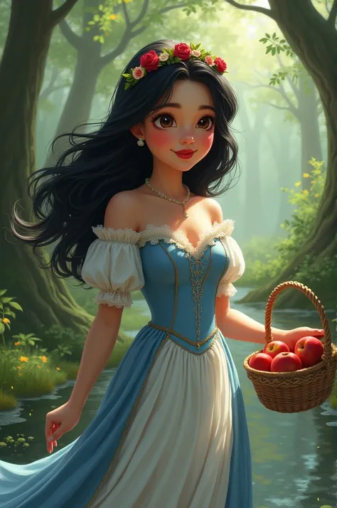 Create a princess just like Snow White 