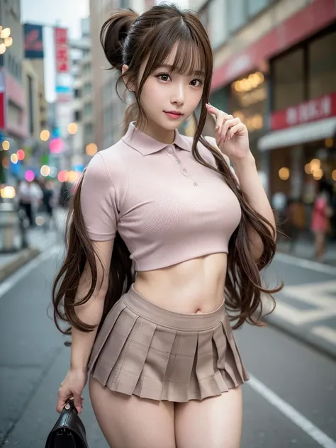 in the streets of akihabara, (8k, raw photo, best quality, masterpiece:1.2), (realistic, photo-realistic:1.4), ultra-detailed, p...