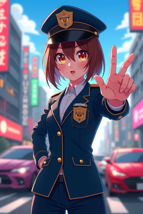 AMC anime style traffic agent
