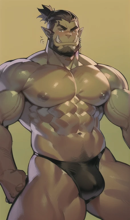 mature male, (male focus:1.2), muscular, happy smile, Training
BREAK
(mature male:1.3), (muscular:1.3), orc,0rc, (green skin:1.2), sexy boy, sexy muscle abs, slicked back bun hair shaved sides. shirtless speedo
