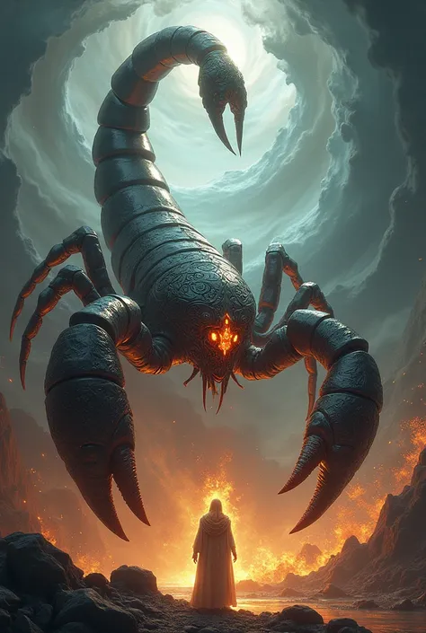 A 3D scorpion with the title Eternal God B