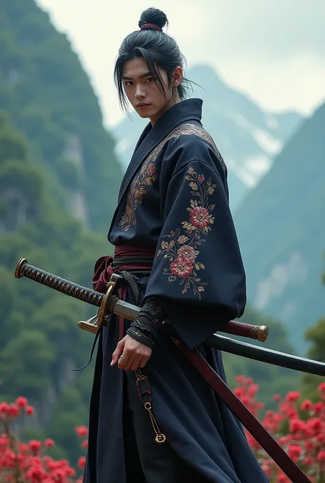 Taehyung of BTS as a hashira