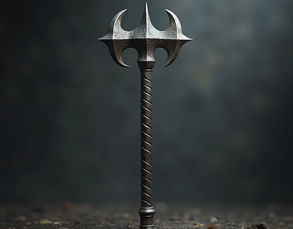 We need only one image which is of a mace with big sharp thorns on it